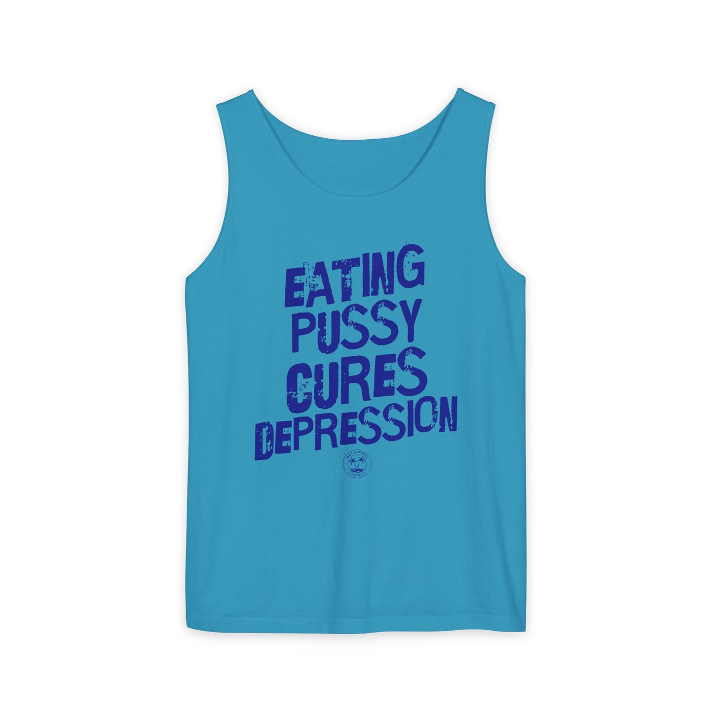Eating Pussy Unisex Garment-Dyed Tank Top