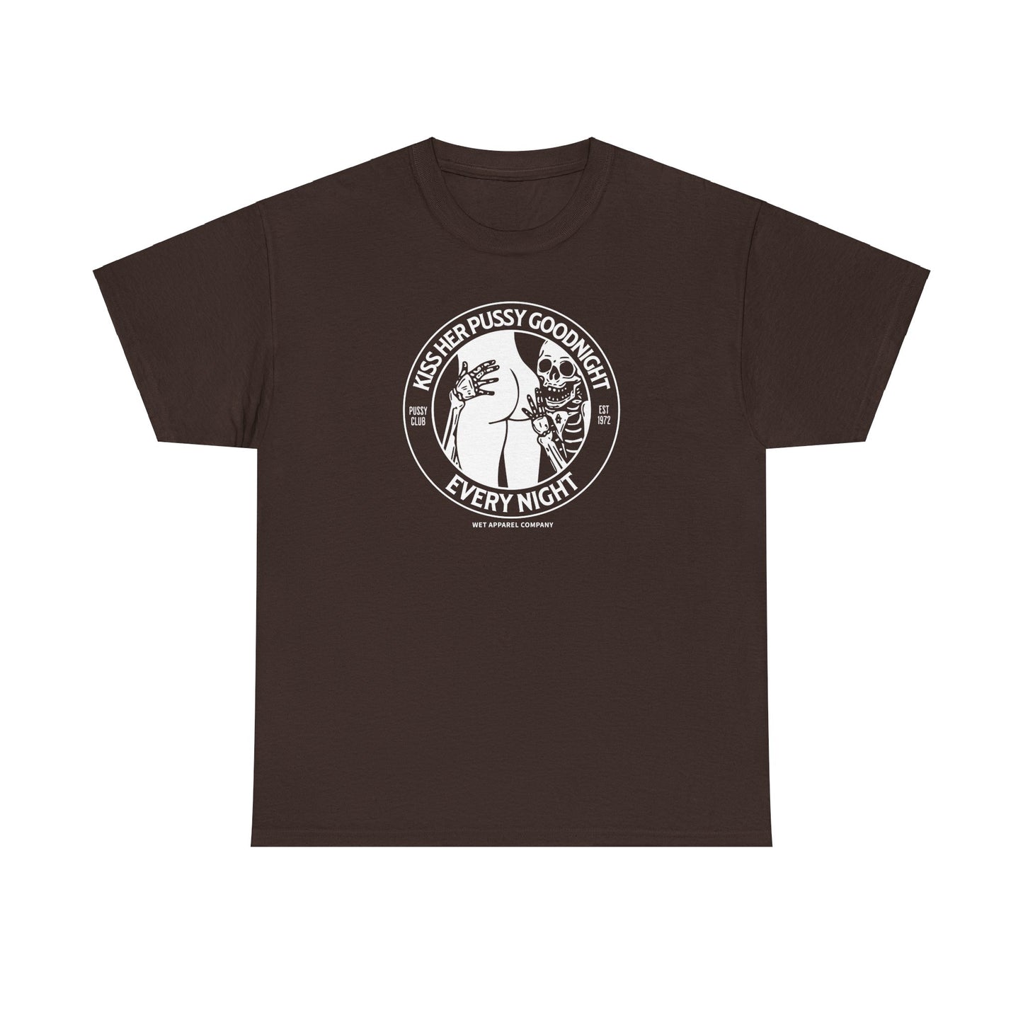 Funny Skeleton Kissing Booty Tee for Men