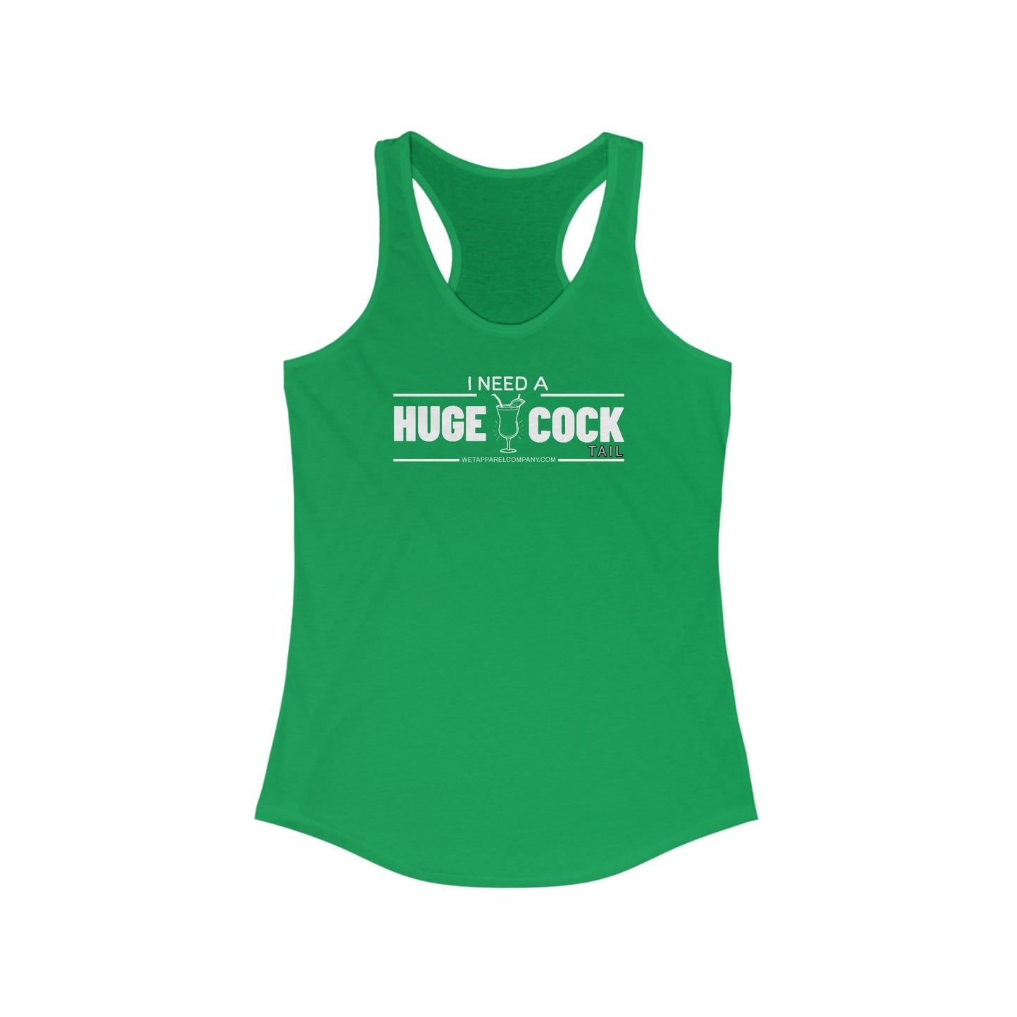 Racerback Tank - Women's Funny Surprised Laughing Design