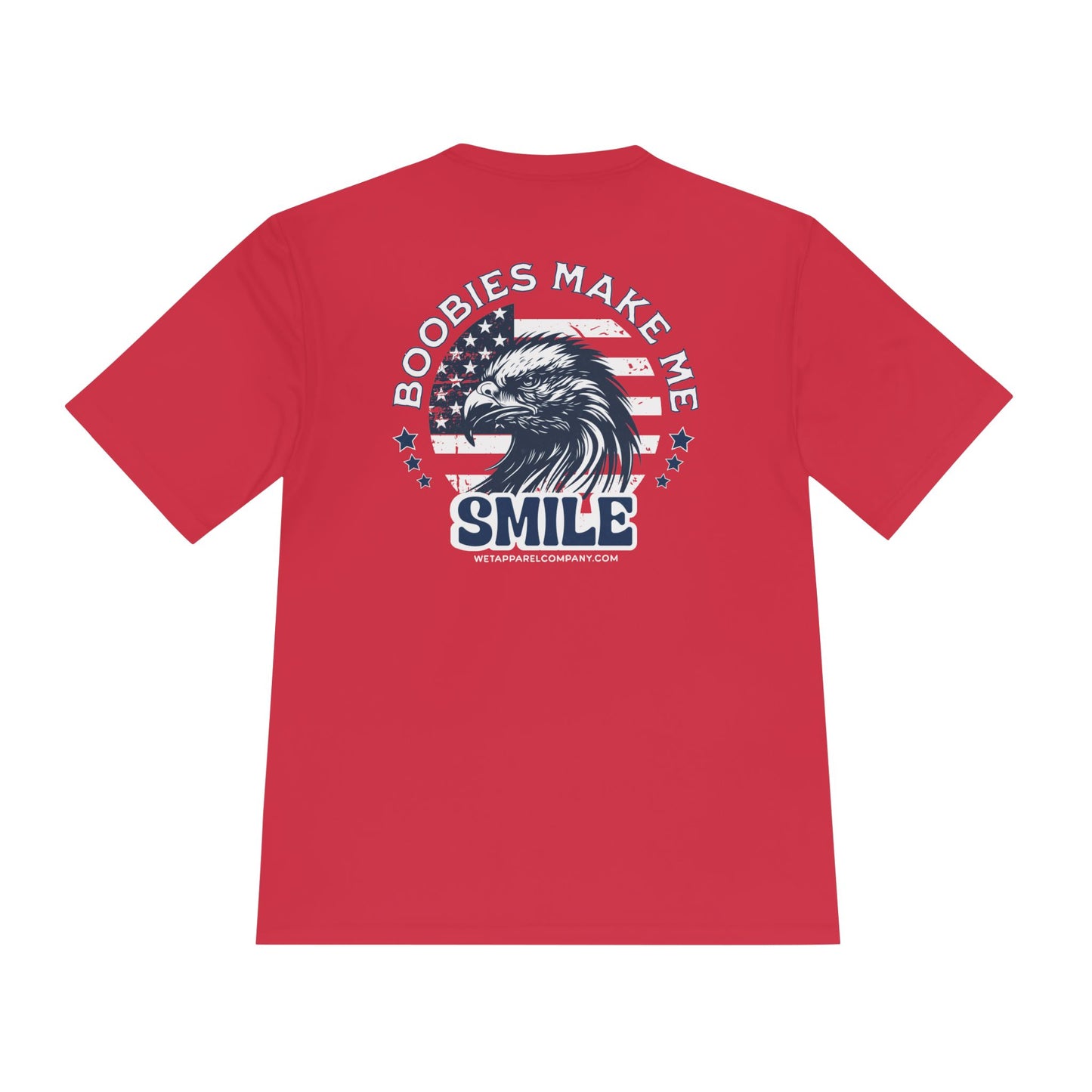 Funny Unisex Moisture Wicking Tee - "Eating Cures Depression"