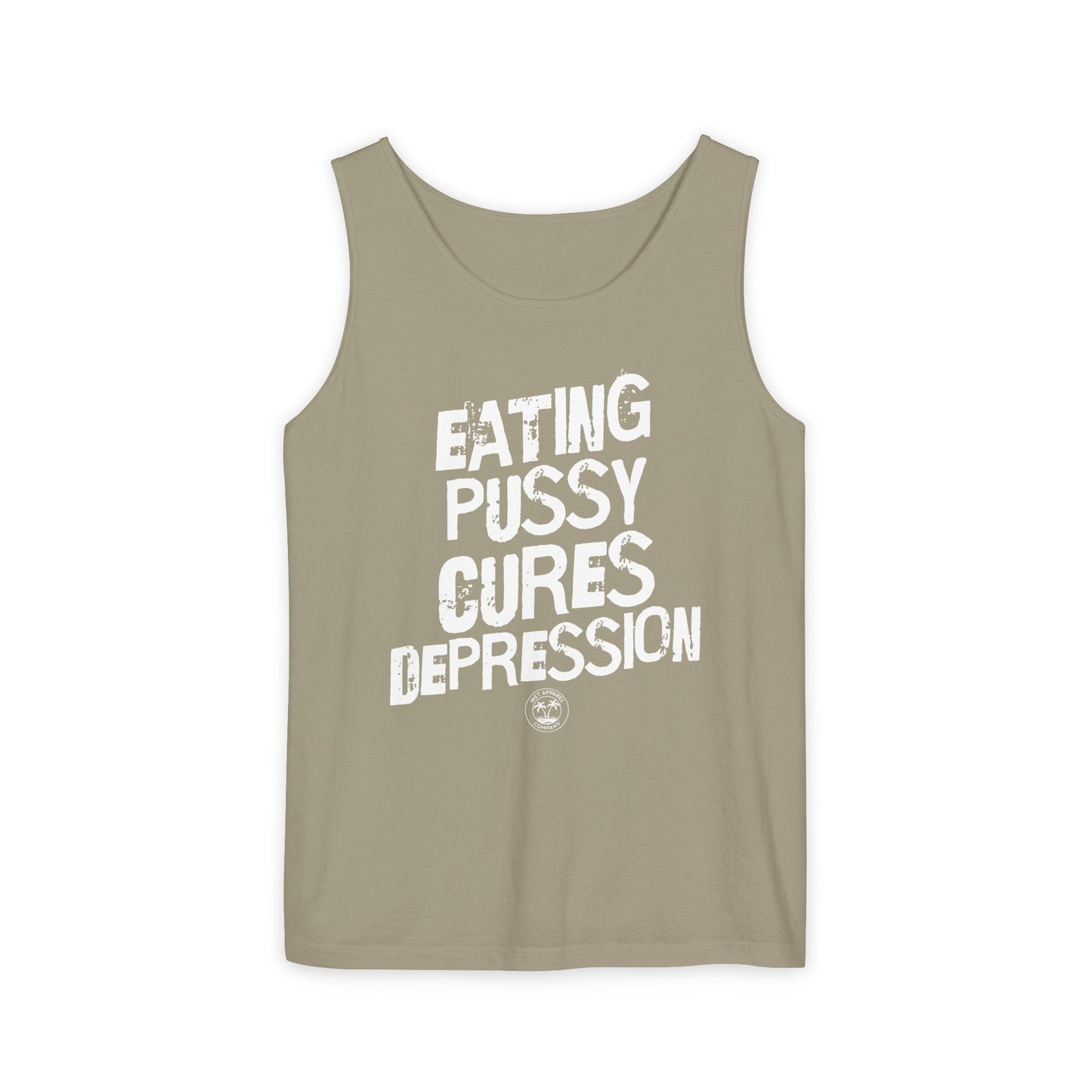 Eating Pussy Unisex Garment-Dyed Tank Top