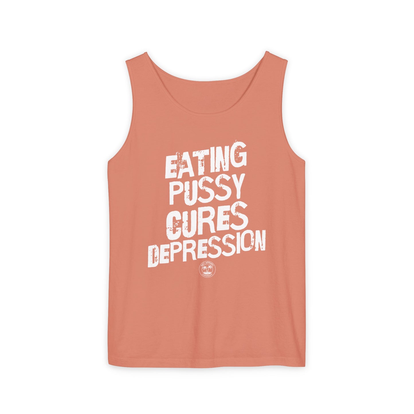 Eating Pussy Unisex Garment-Dyed Tank Top