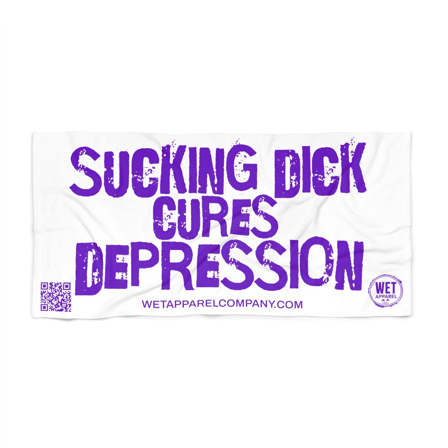 Purple Beach Towel