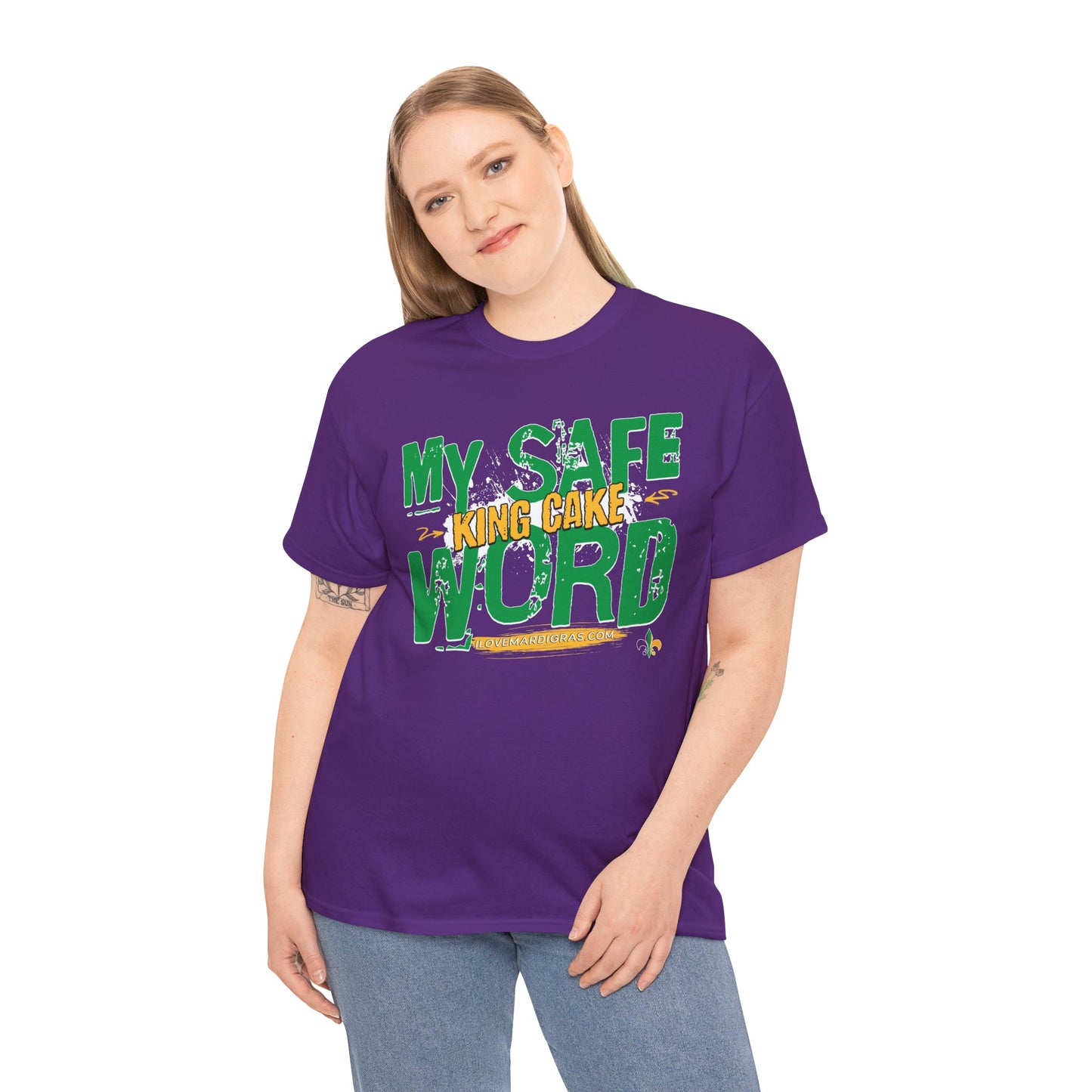 Mardi Gras "My Safe Word is King Cake"