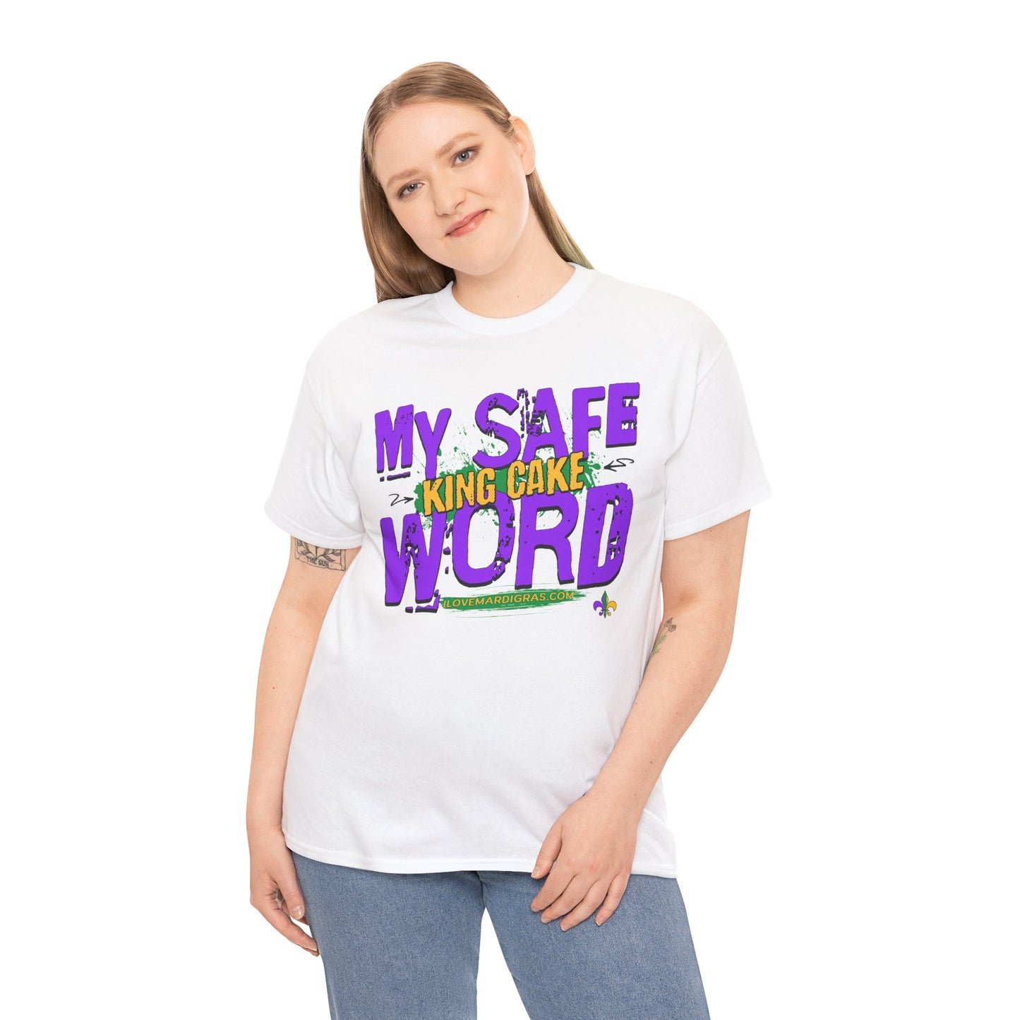 Mardi Gras "My Safe Word is King Cake"