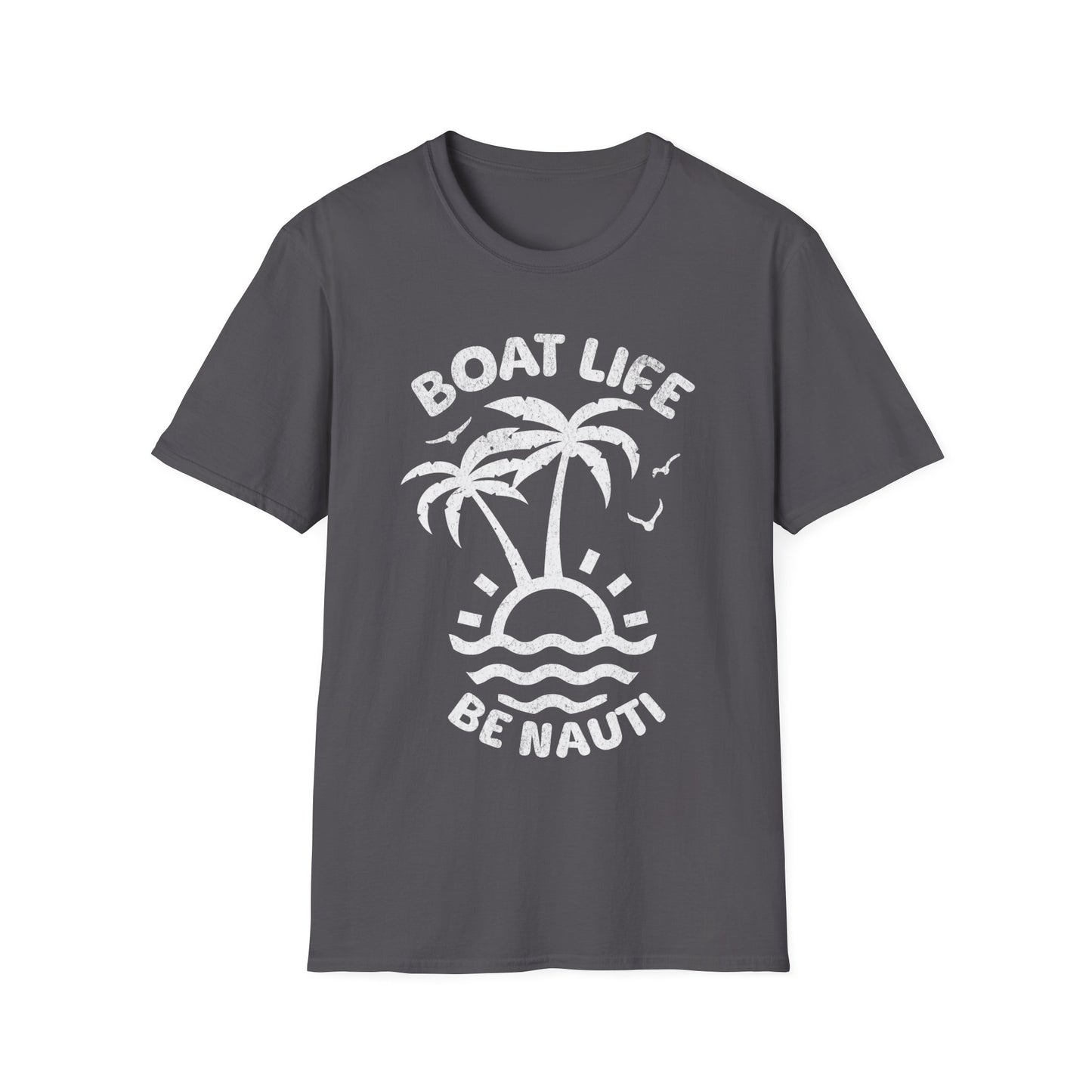 Boat Life Be Nauti Unisex Softstyle T-Shirt