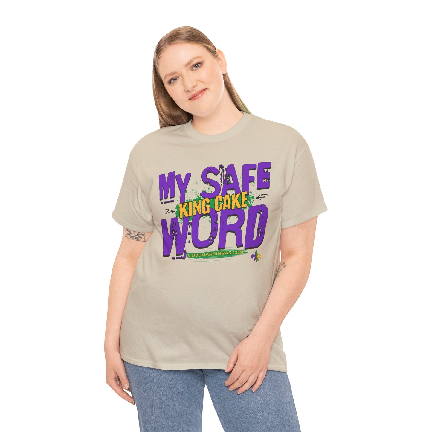 Mardi Gras "My Safe Word is King Cake"