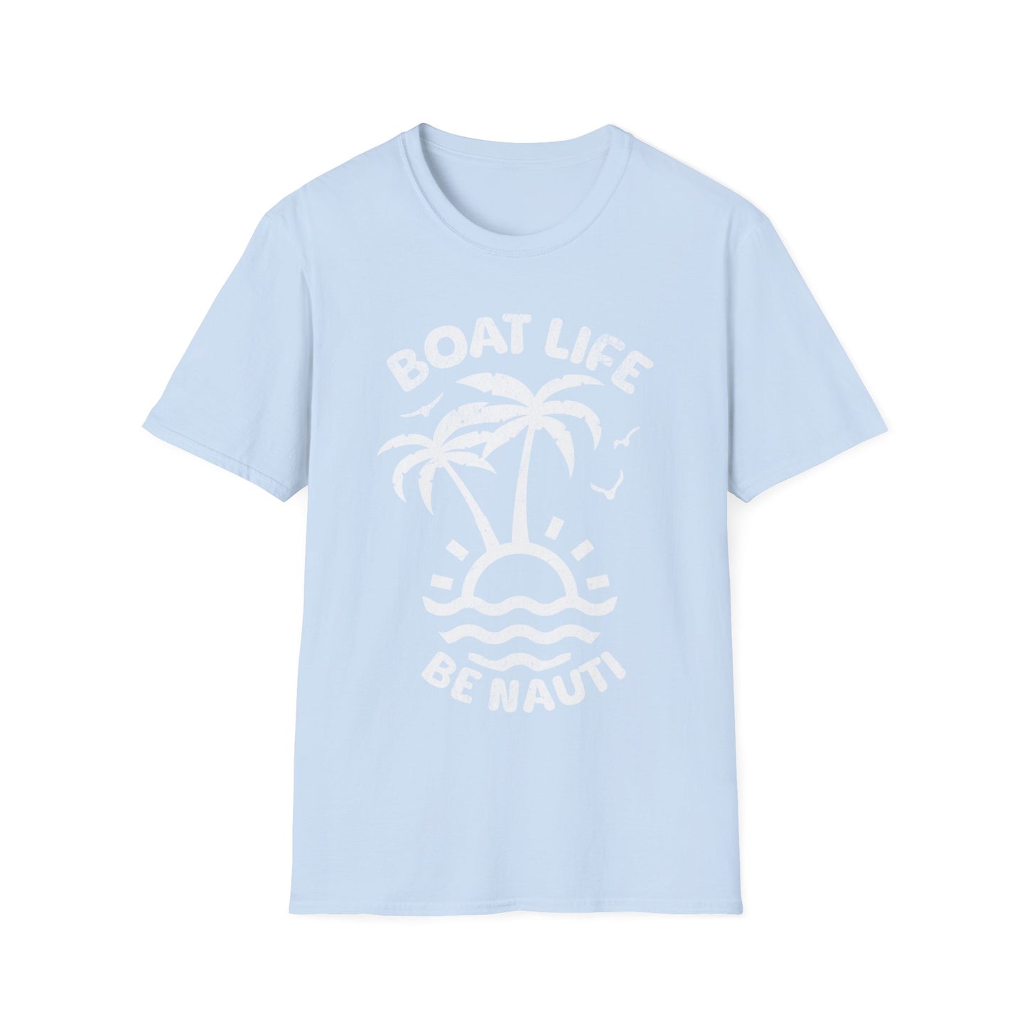 Boat Life Be Nauti Unisex Softstyle T-Shirt