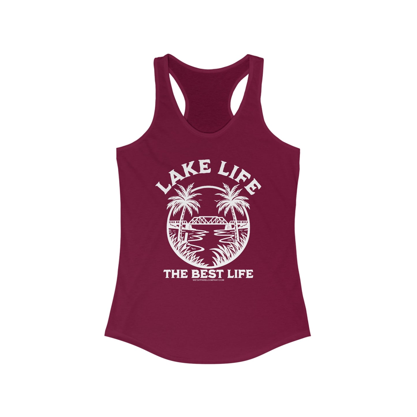 Lake Life Racerback Tank Womens