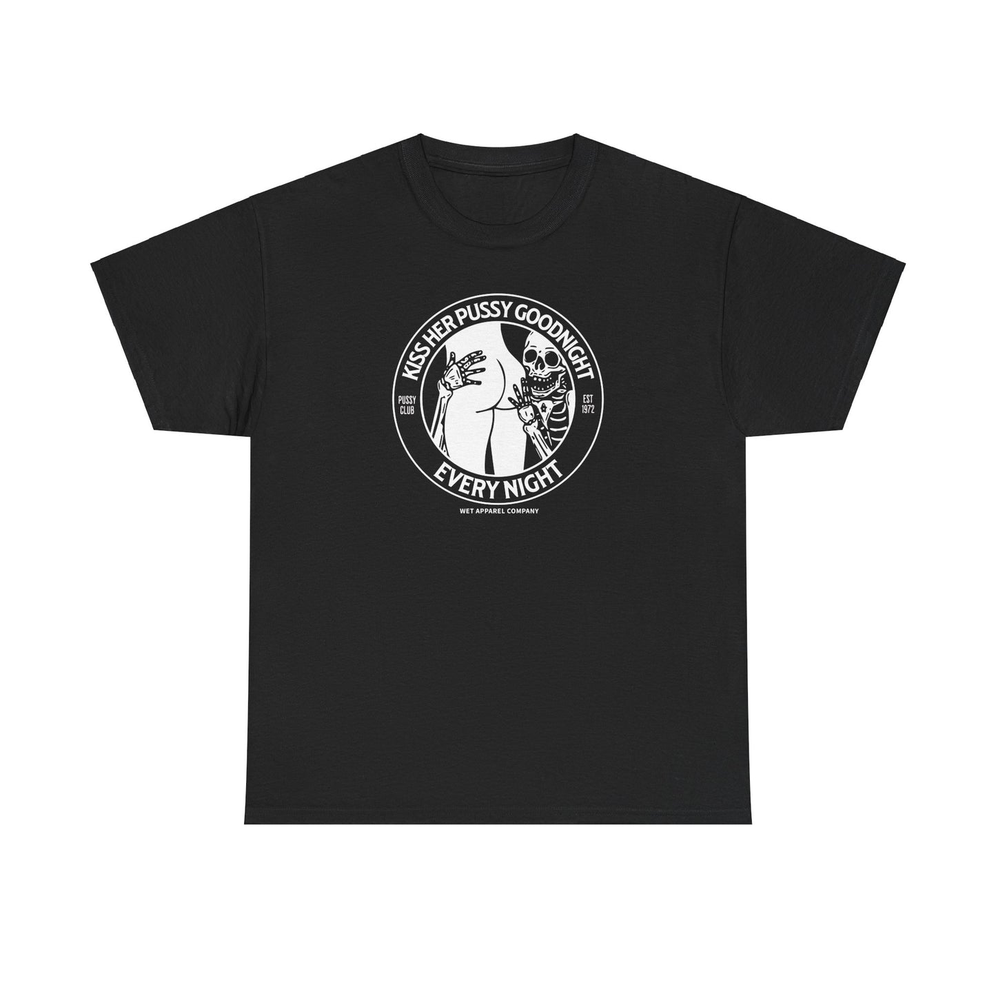 Funny Skeleton Kissing Booty Tee for Men
