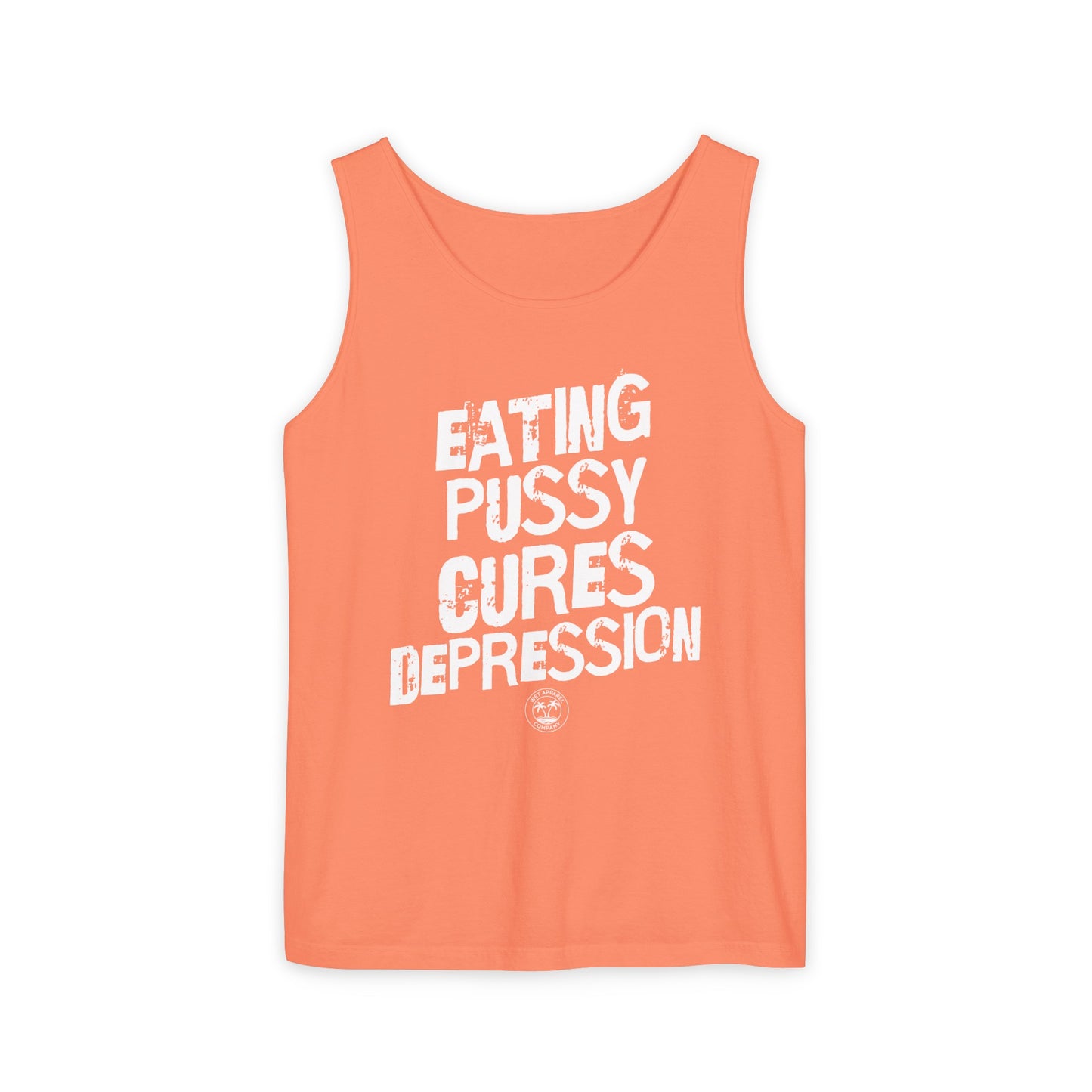 Eating Pussy Unisex Garment-Dyed Tank Top
