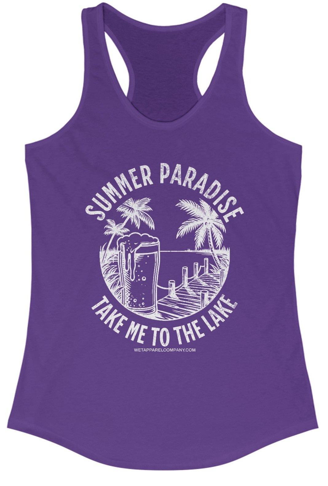 Lake Life Racerback Tank Womens