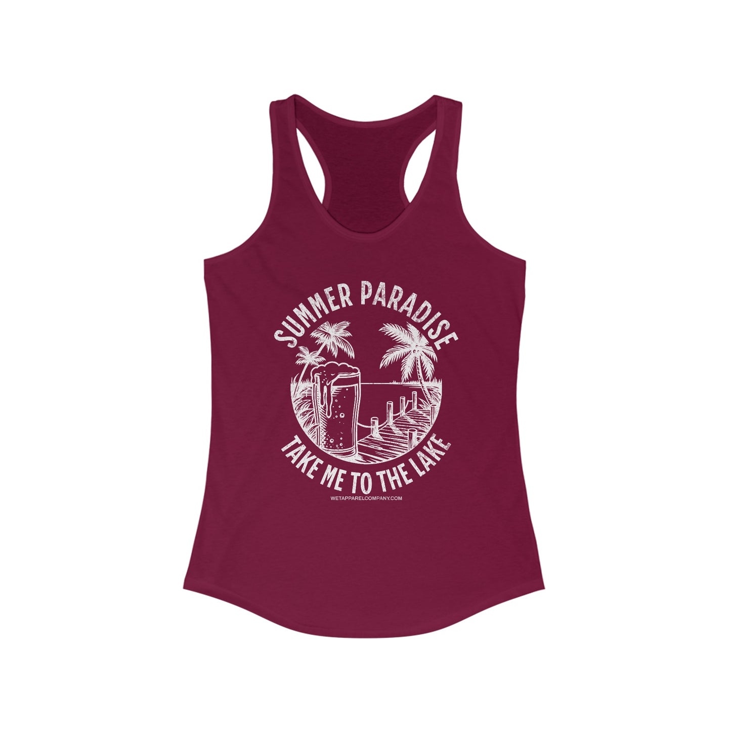 Lake Life Racerback Tank Womens