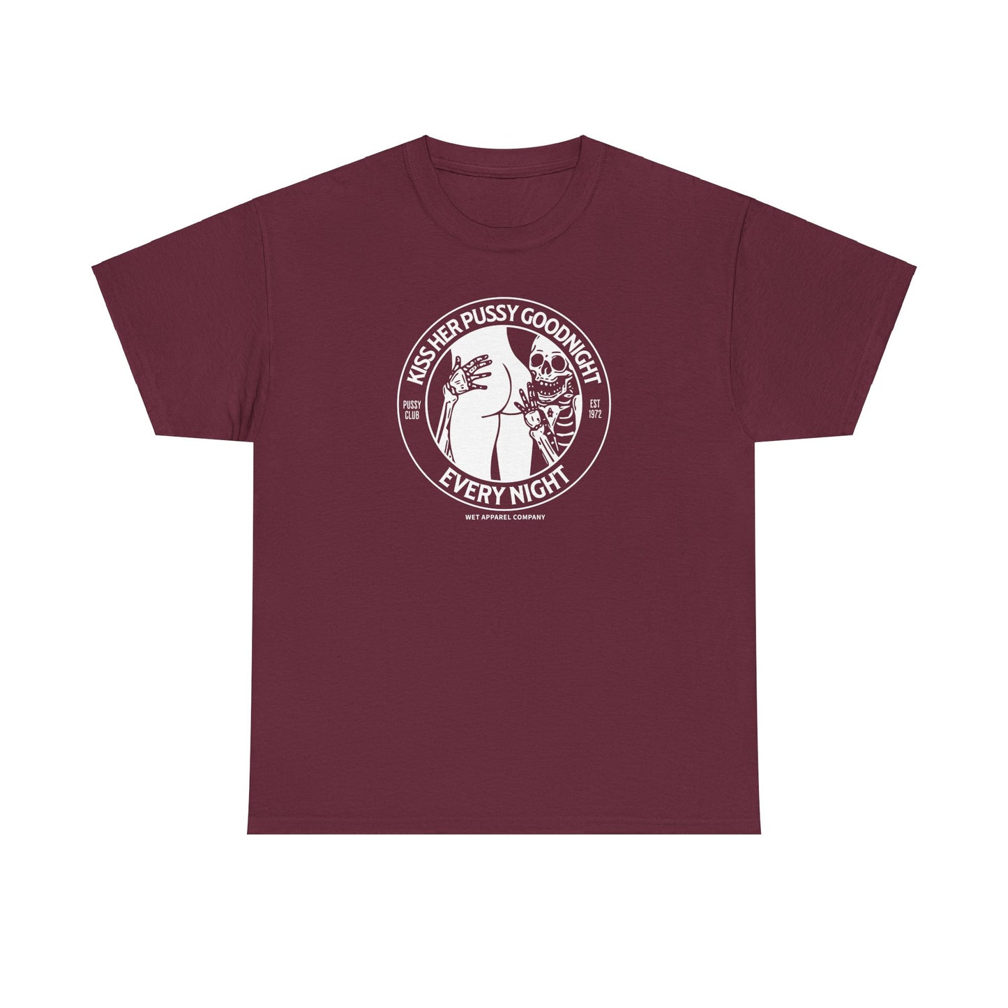 Funny Skeleton Kissing Booty Tee for Men