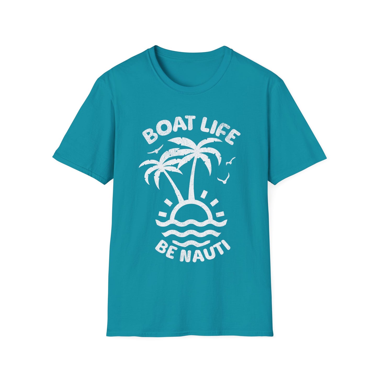 Boat Life Be Nauti Unisex Softstyle T-Shirt