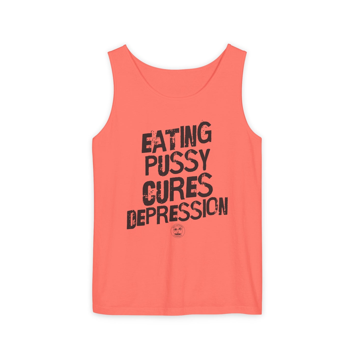Eating Pussy Unisex Garment-Dyed Tank Top