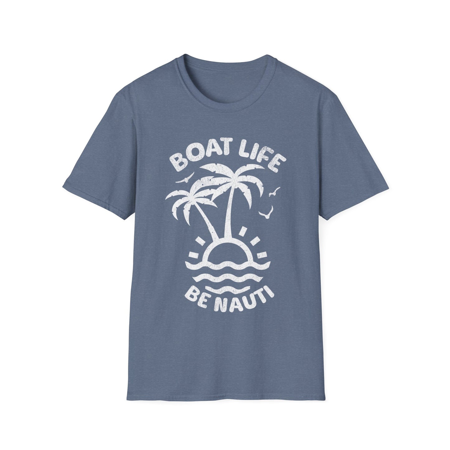 Boat Life Be Nauti Unisex Softstyle T-Shirt