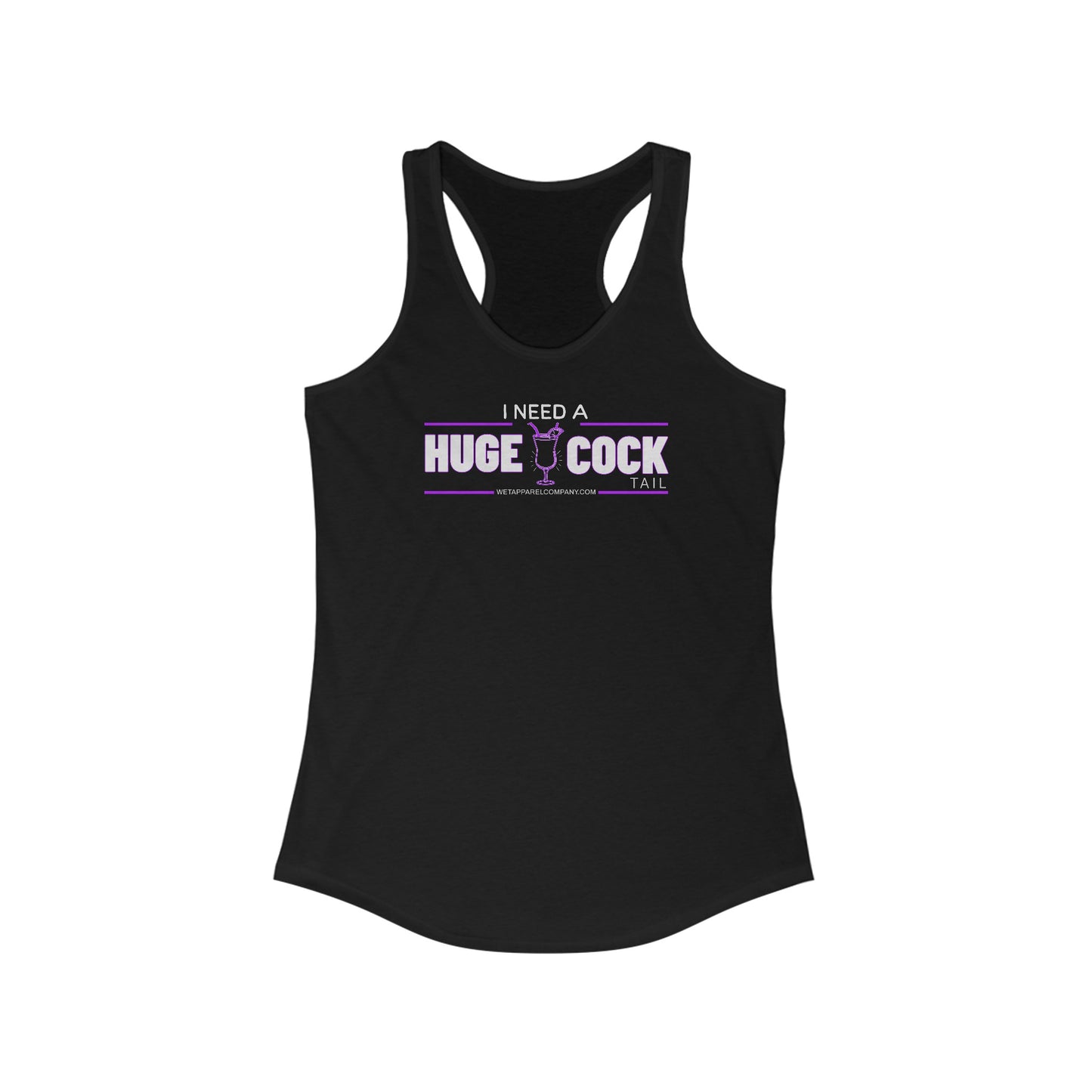 Racerback Tank - Women's Funny Surprised Laughing Design