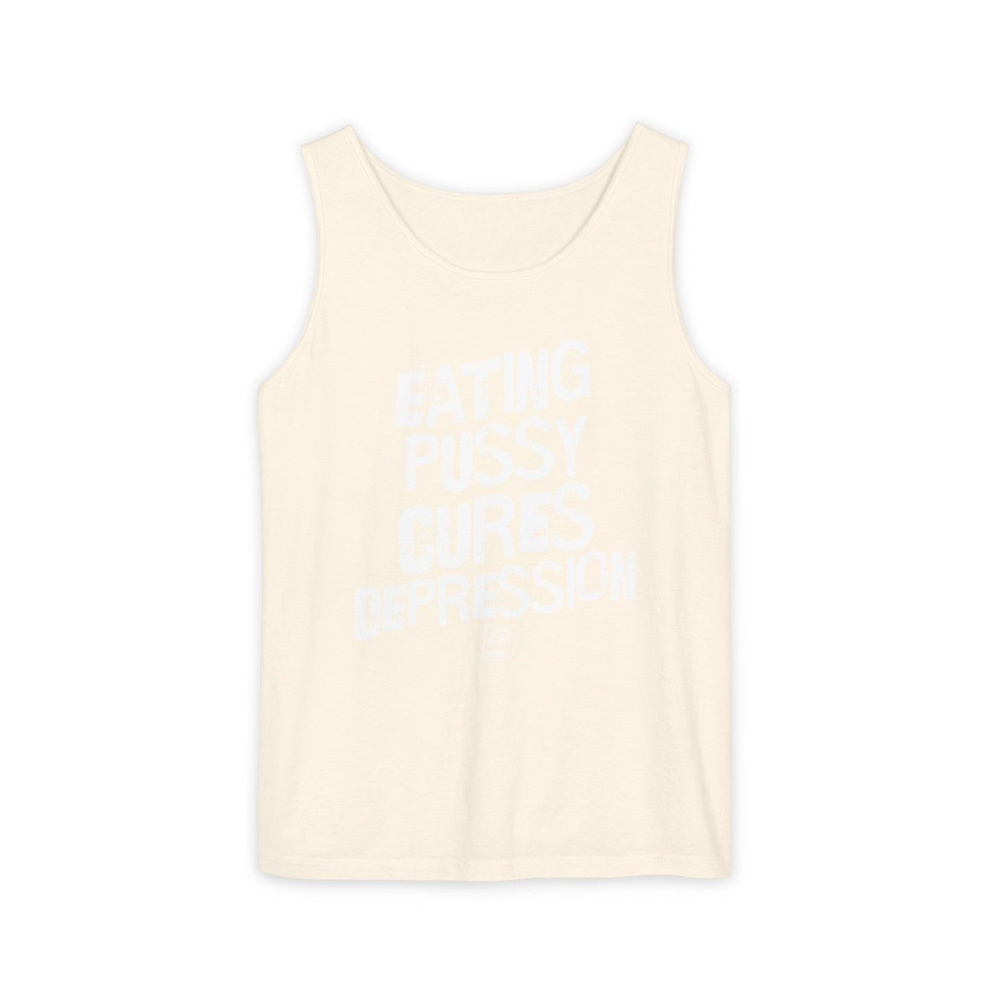 Eating Pussy Unisex Garment-Dyed Tank Top
