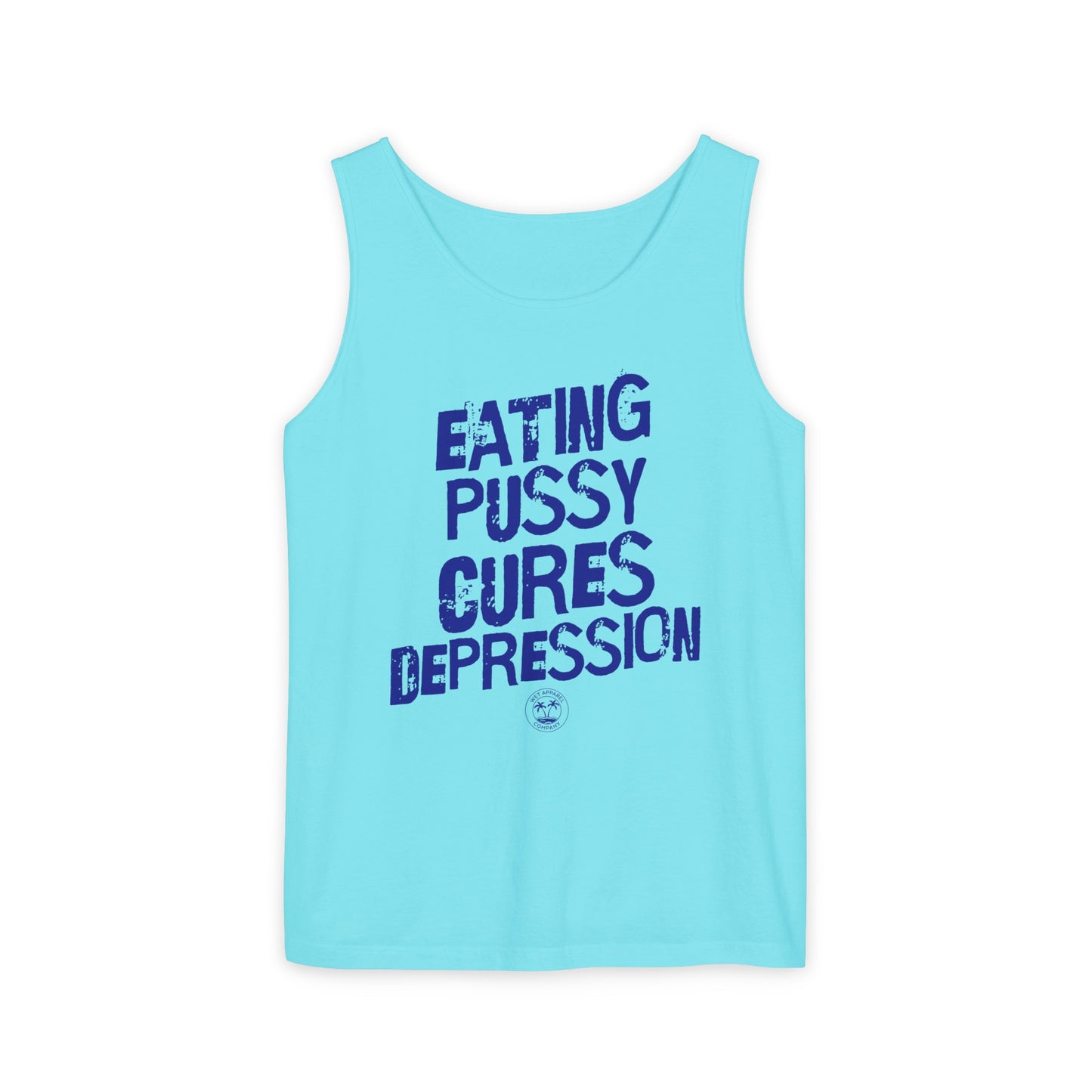 Eating Pussy Unisex Garment-Dyed Tank Top