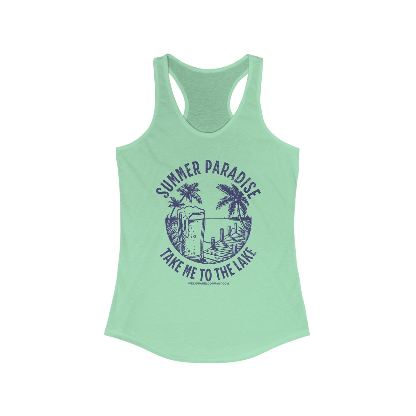 Lake Life Racerback Tank Womens