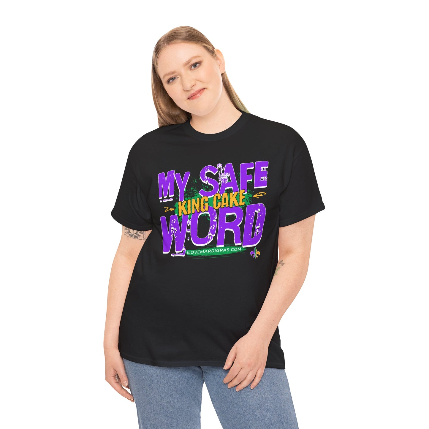 Mardi Gras "My Safe Word is King Cake"