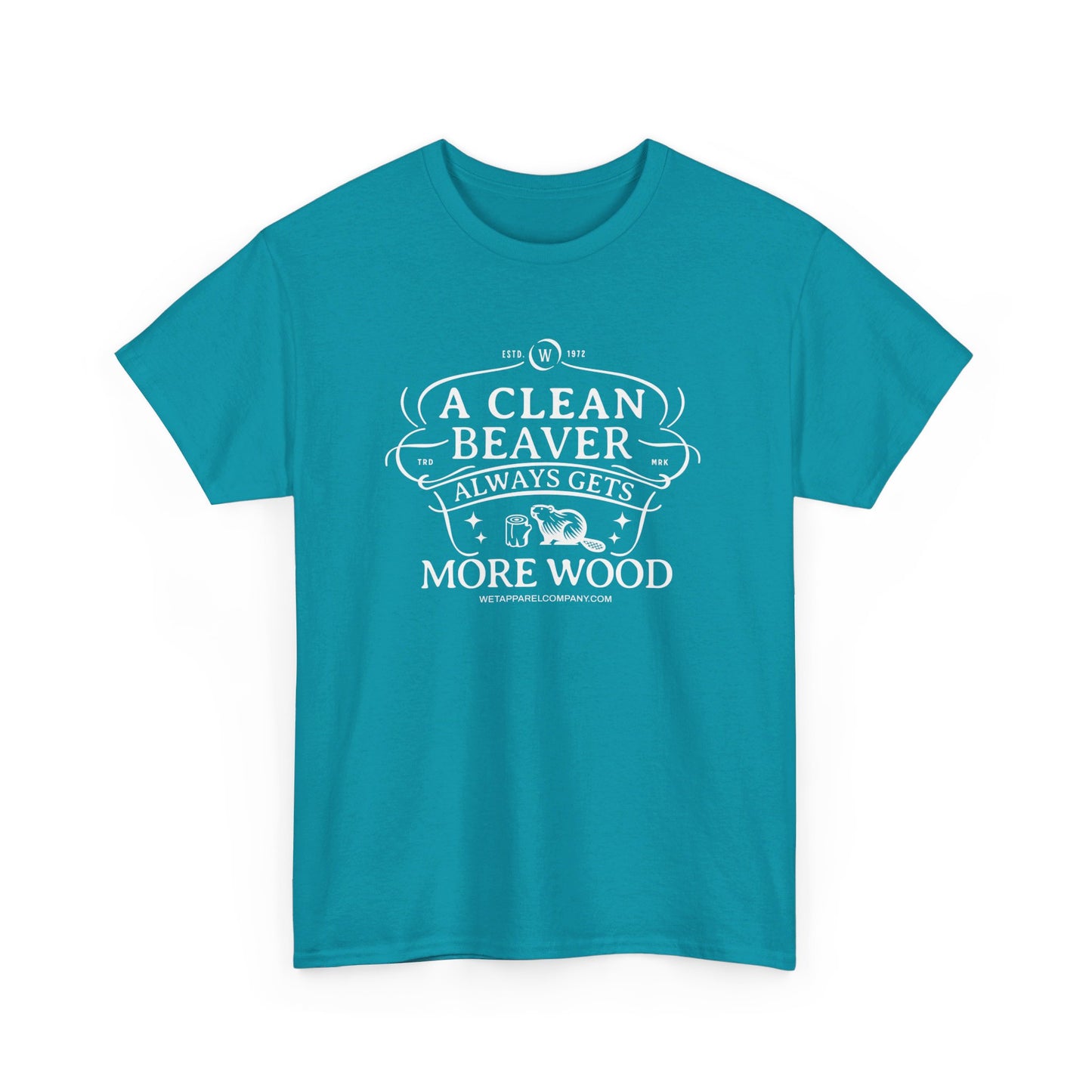 Clean Beaver gets more wood Tropical Blue