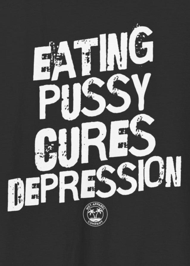 Eating Pussy Cures Depression Tank Black