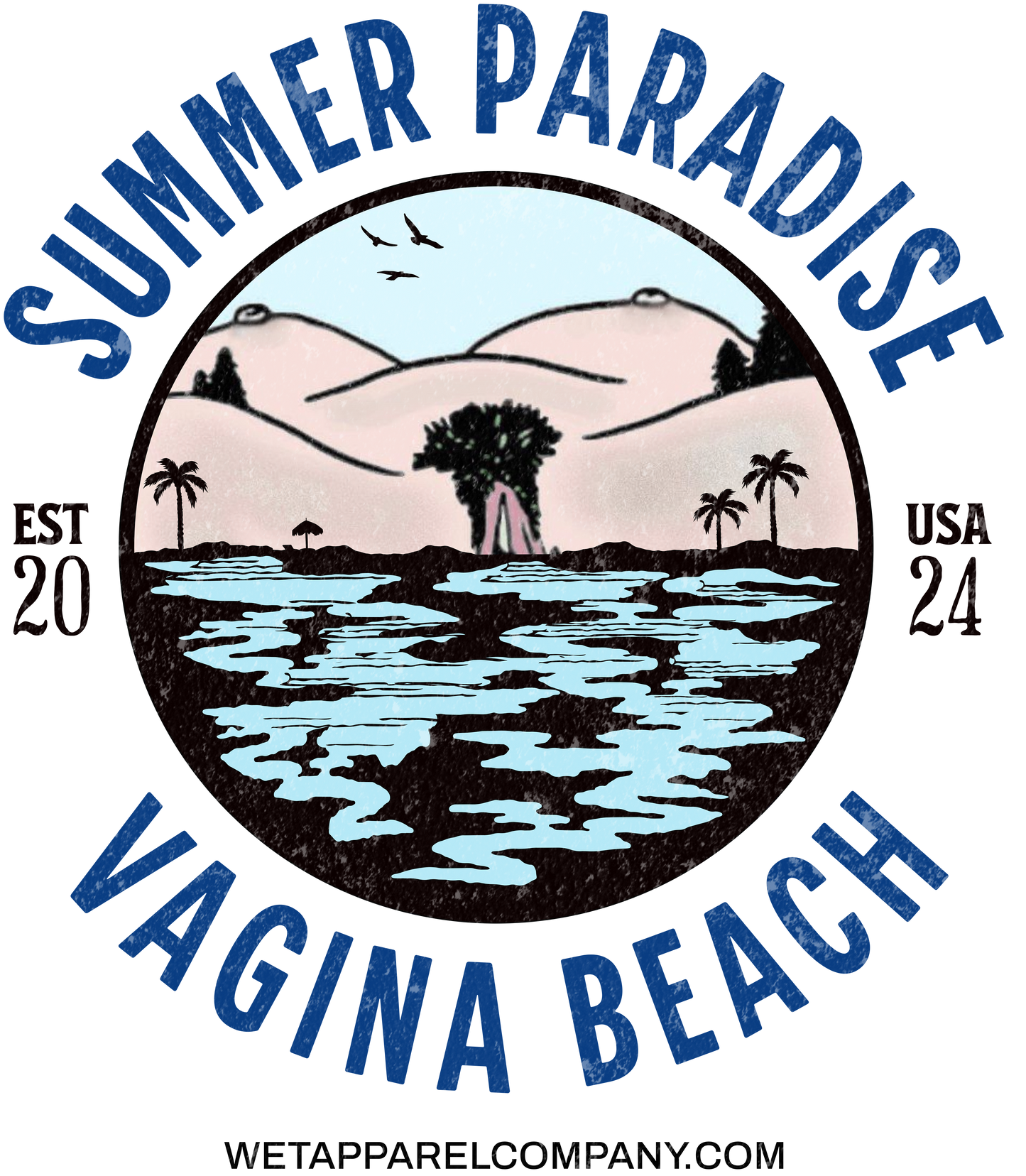 Beach Towel - Vagina Beach