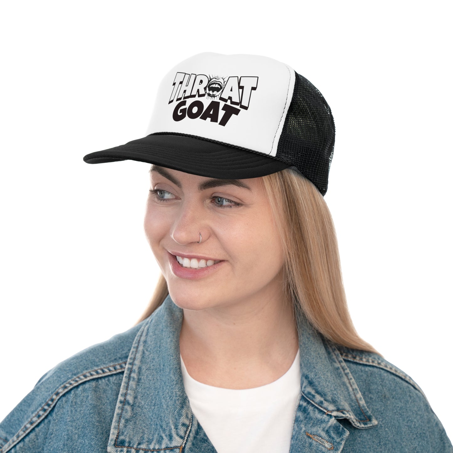 Trucker Hat Throat Goat