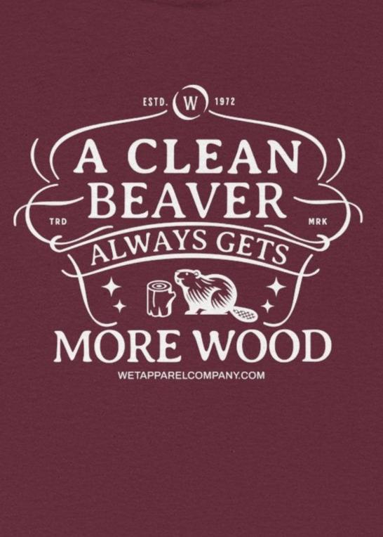 clean beaver gets more wood