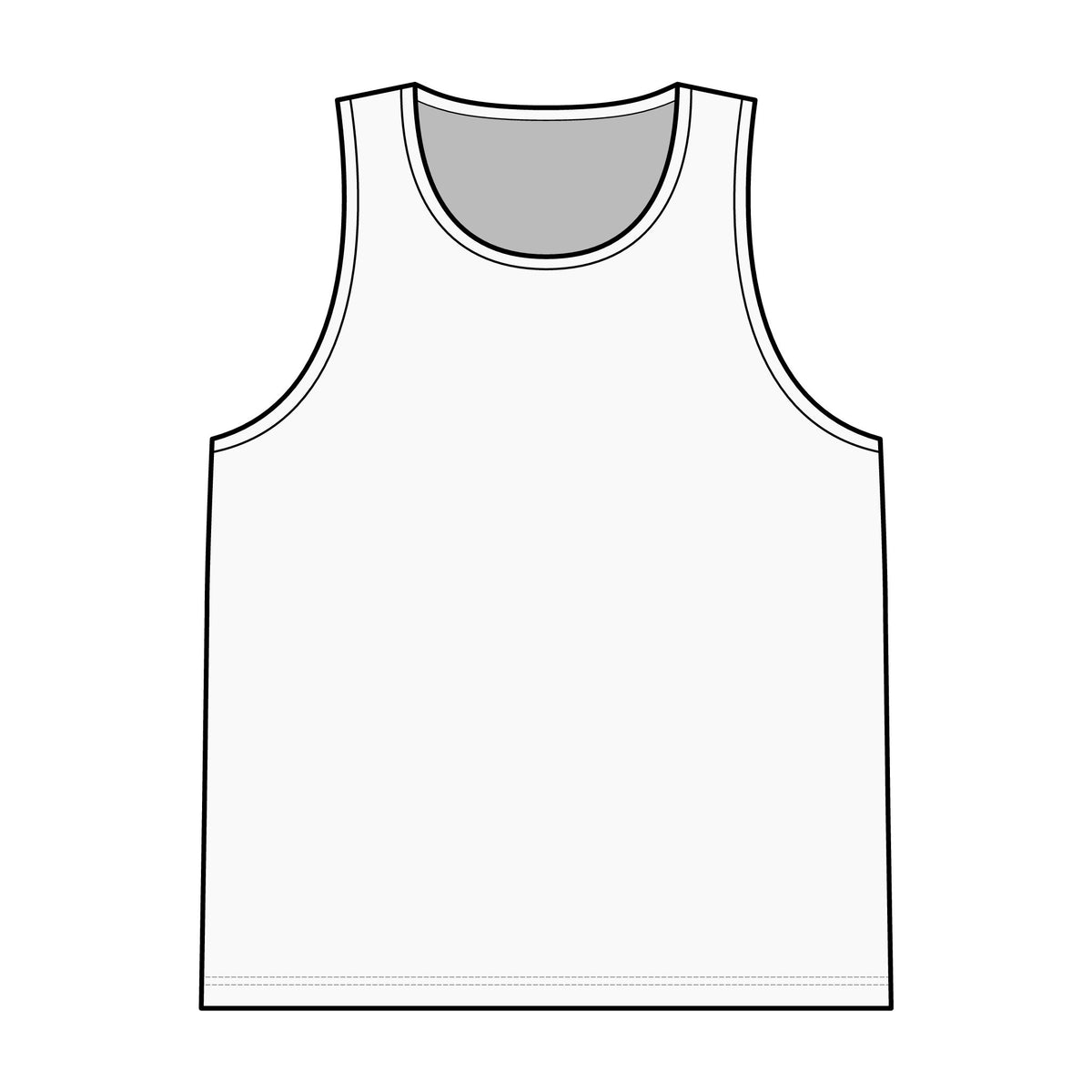 Let's Make Macaroni Noises Tank Top — Funny Pasta Graphic Reversible Mesh Tank