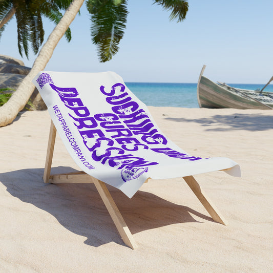 Purple Beach Towel