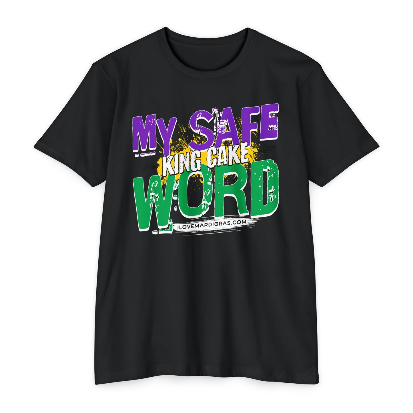 Mardi Gras, King Cake Graphic T-Shirt