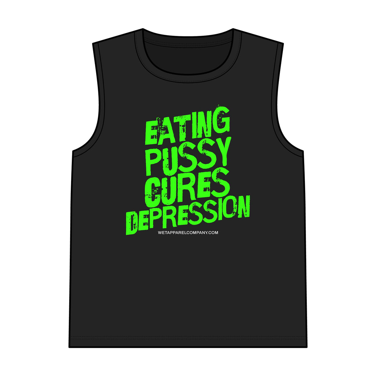 Eating Pussy Cures Depression Muscle Tank (Double Sided)