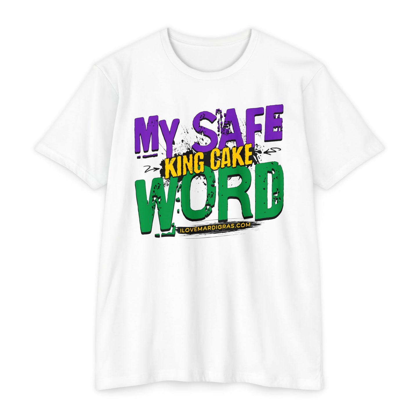 Mardi Gras, King Cake Graphic T-Shirt