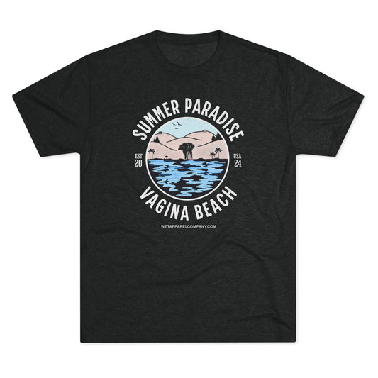 Funny Vagina Beach Unisex Tee
